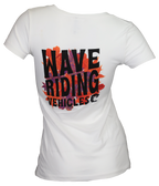 Flower Trip Ladies V-Neck S/S T-Shirt - Wave Riding Vehicles